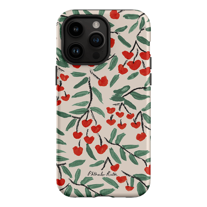 Cherry Love Printed Phone Cases iPhone 14 Pro Max / Armoured by Phthalo Ruth - The Dairy