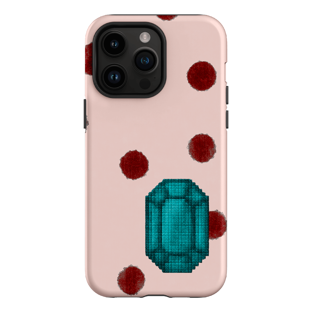 December Turquoise Printed Phone Cases iPhone 14 Pro Max / Armoured by Joiana - The Dairy