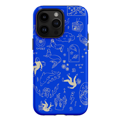 Easty Flash Blue Printed Phone Cases iPhone 14 Pro Max / Armoured by Easty Beasty - The Dairy