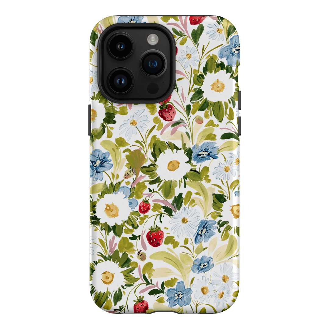 Garden Strawberries Printed Phone Cases iPhone 14 Pro Max / Armoured by Ellie Mae - The Dairy