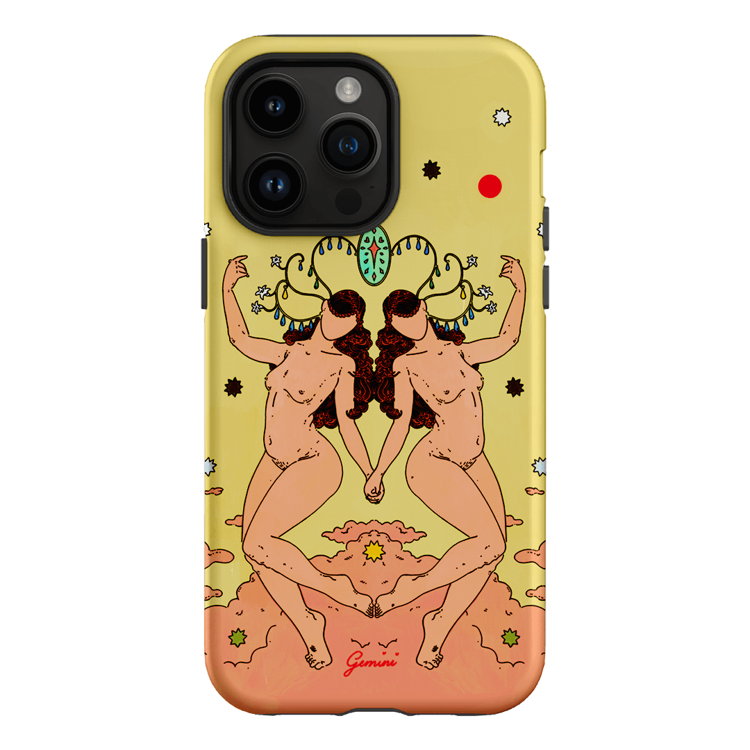 Gemini Season Printed Phone Cases iPhone 14 Pro Max / Armoured by Easty Beasty - The Dairy