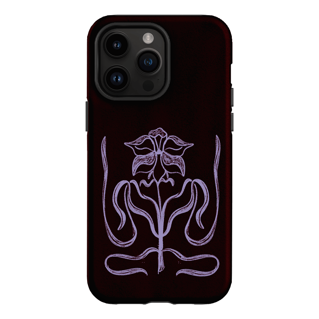 Growth Burgundy Printed Phone Cases by The Dairy - The Dairy