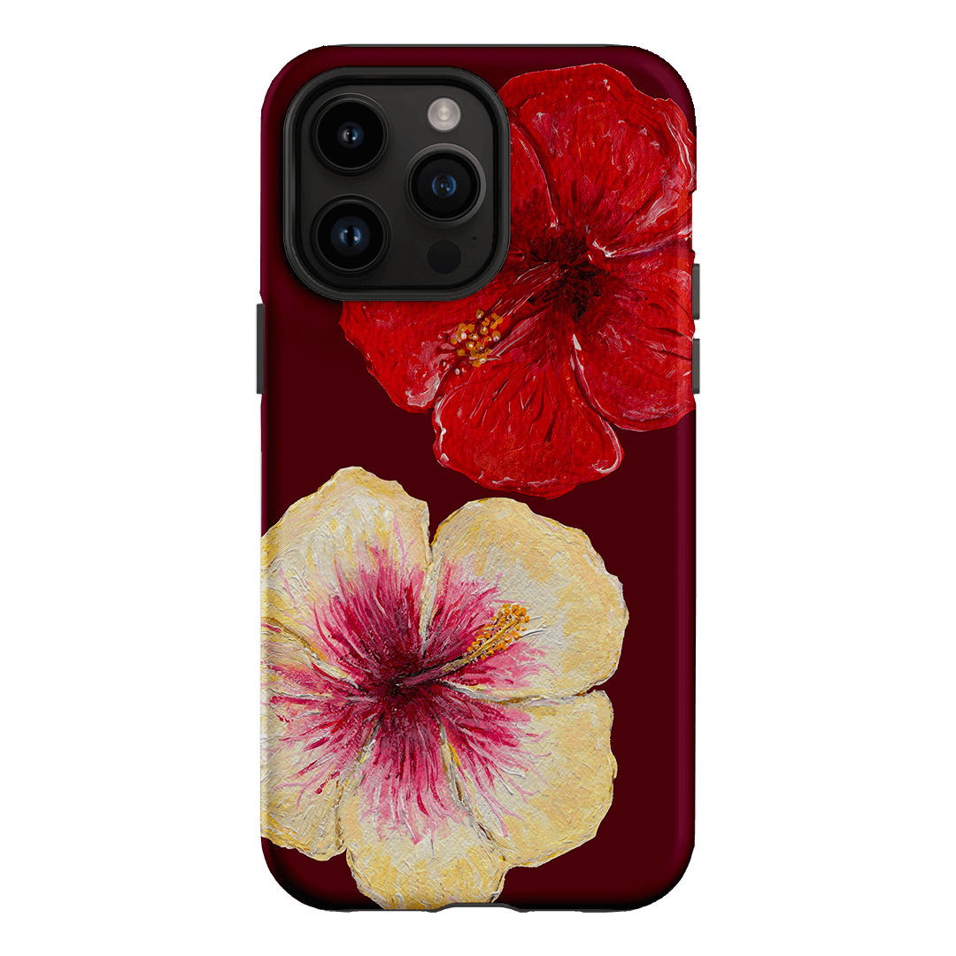 Hibiscus Flower Printed Phone Cases iPhone 14 Pro Max / Armoured by BG. Studio - The Dairy