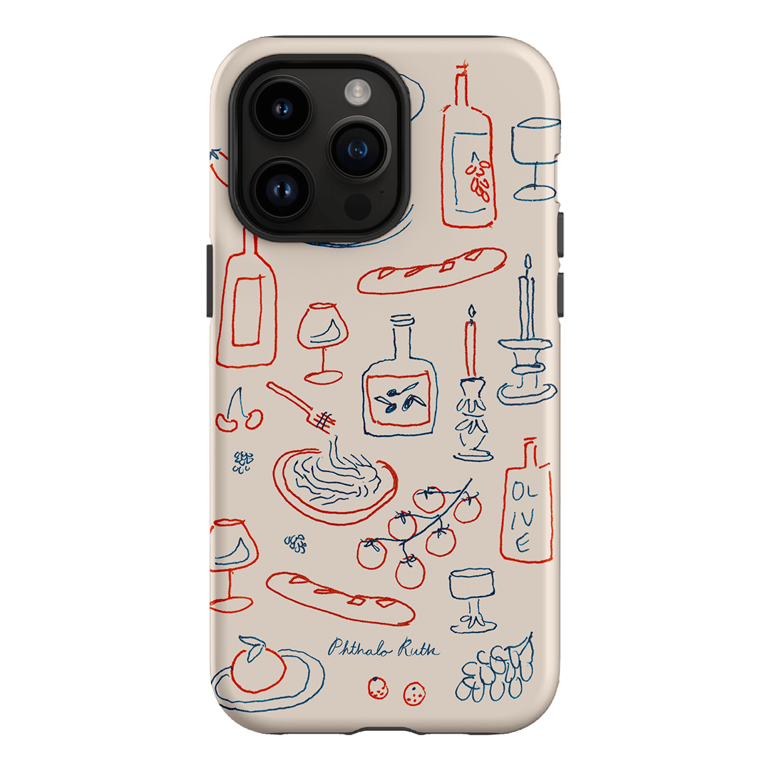 Italian Fare Printed Phone Cases iPhone 14 Pro Max / Armoured by Phthalo Ruth - The Dairy