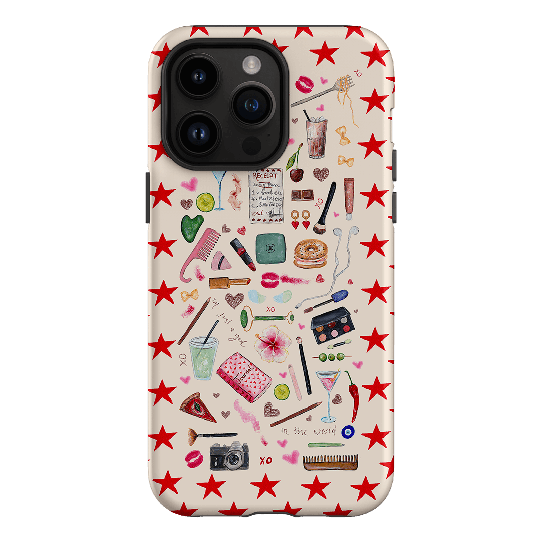 Just A Girl Printed Phone Cases iPhone 14 Pro Max / Armoured by BG. Studio - The Dairy