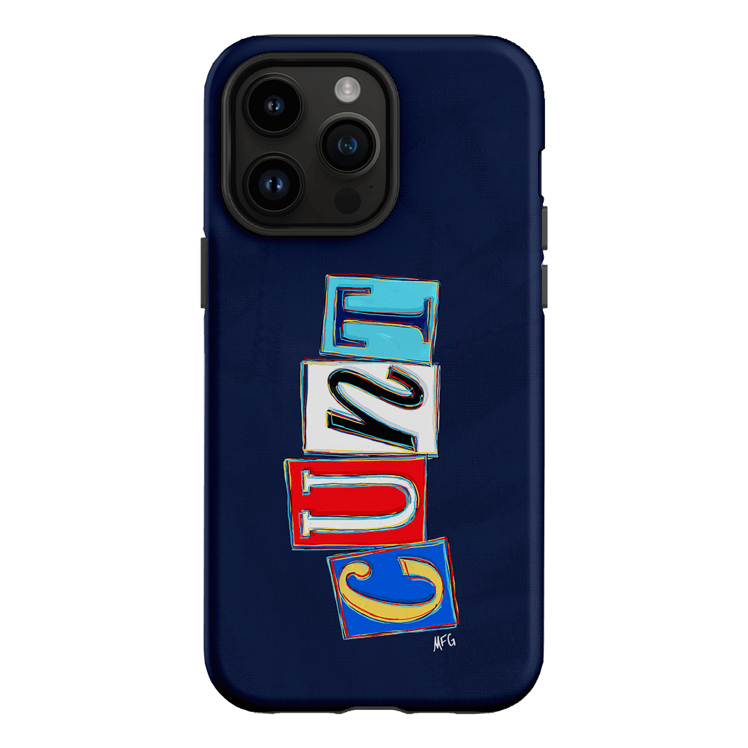 Lil Cnts Blue Printed Phone Cases iPhone 14 Pro Max / Armoured by Margarbs Art - The Dairy