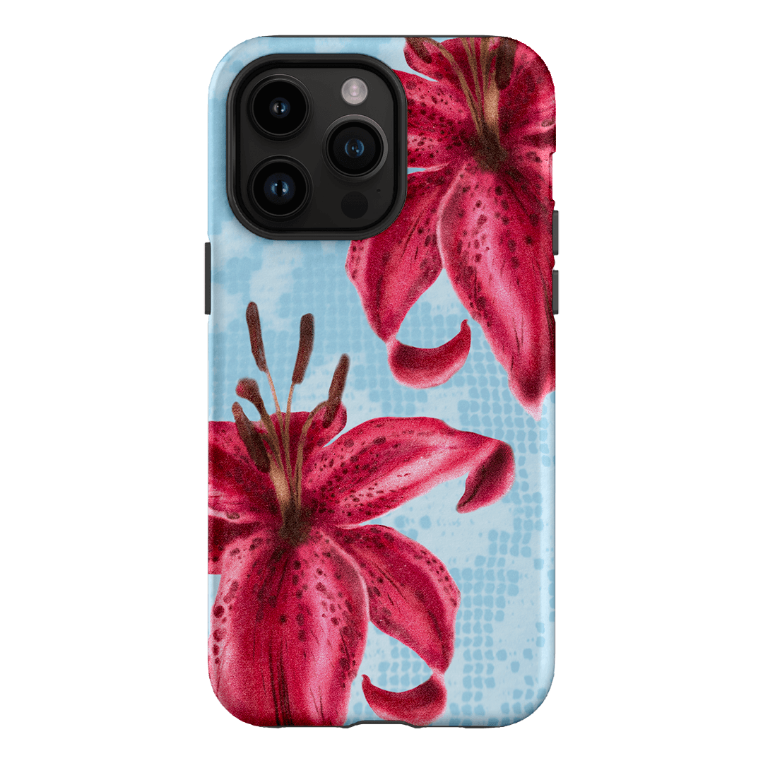 Lillies Printed Phone Cases iPhone 14 Pro Max / Armoured by Sally Hungerford - The Dairy