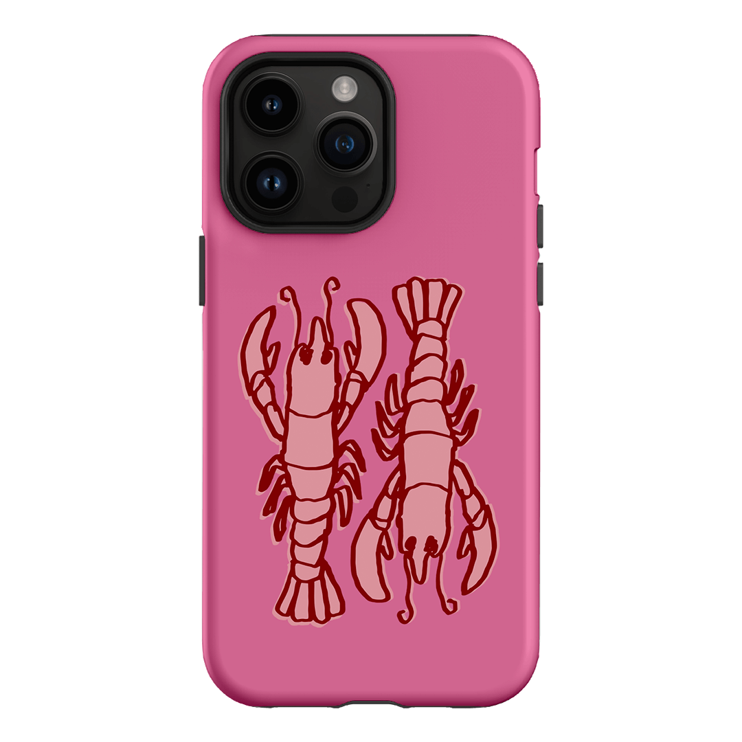 Lobster Love Pink Printed Phone Cases iPhone 14 Pro Max / Armoured by The Dairy - The Dairy