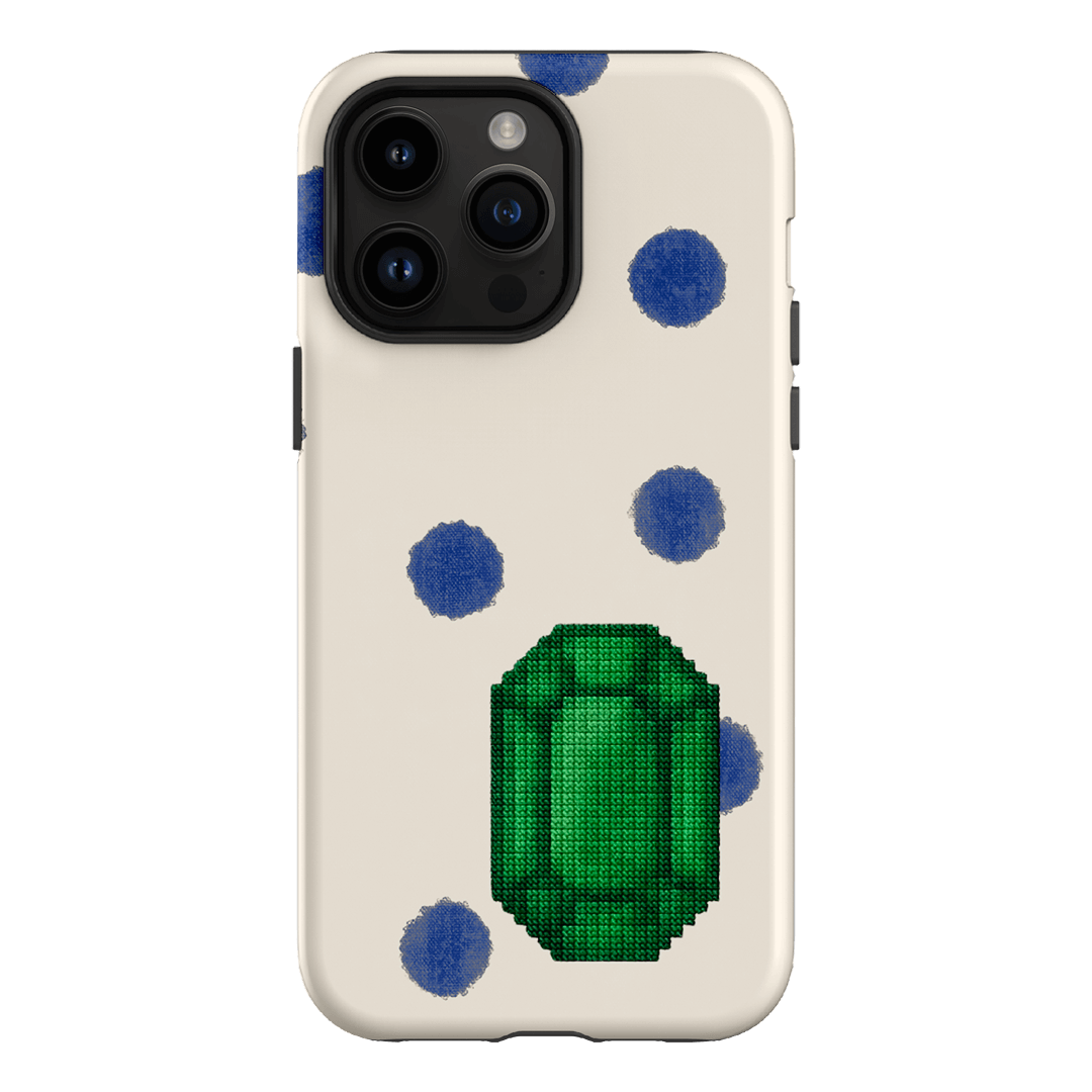 May Emerald Printed Phone Cases iPhone 14 Pro Max / Armoured by Joiana - The Dairy