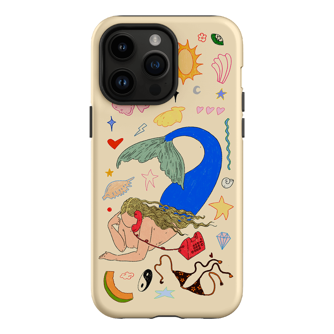 Mermaid Salad Cream Printed Phone Cases iPhone 14 Pro Max / Armoured by Easty Beasty - The Dairy
