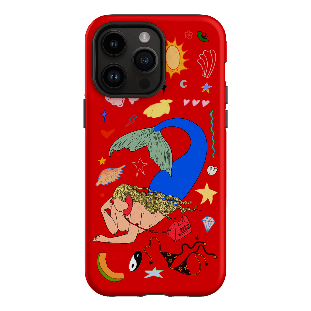 Mermaid Salad Scarlet Printed Phone Cases iPhone 14 Pro Max / Armoured by Easty Beasty - The Dairy