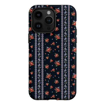 Midnight Stripe Printed Phone Cases iPhone 14 Pro Max / Armoured by Kasiags Art - The Dairy