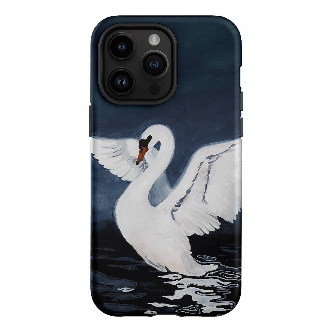 Midnight Swan Printed Phone Cases iPhone 14 Pro Max / Armoured by Lisa Hu - The Dairy