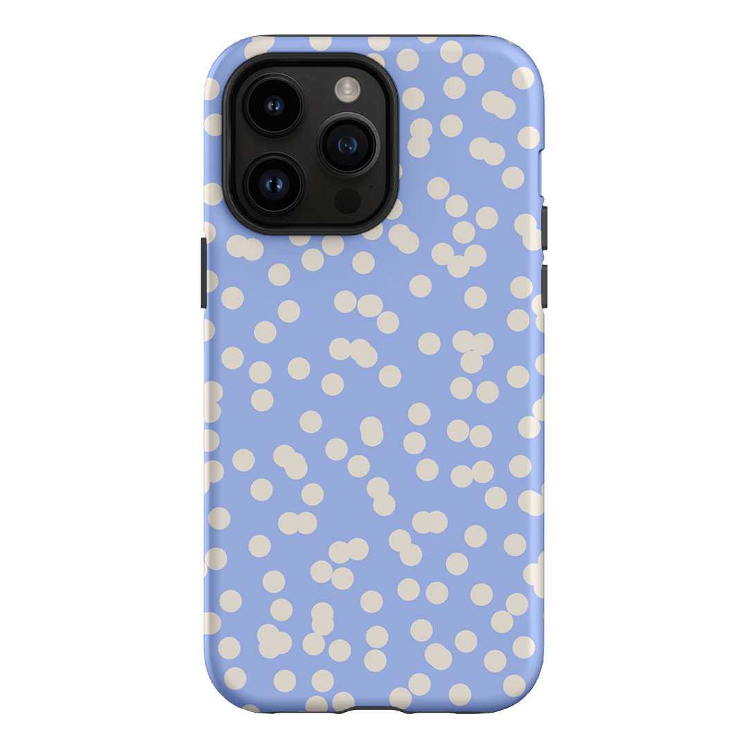 Mini Confetti Periwinkle Salt Printed Phone Cases iPhone 14 Pro Max / Armoured by Veronica Tucker - The Dairy