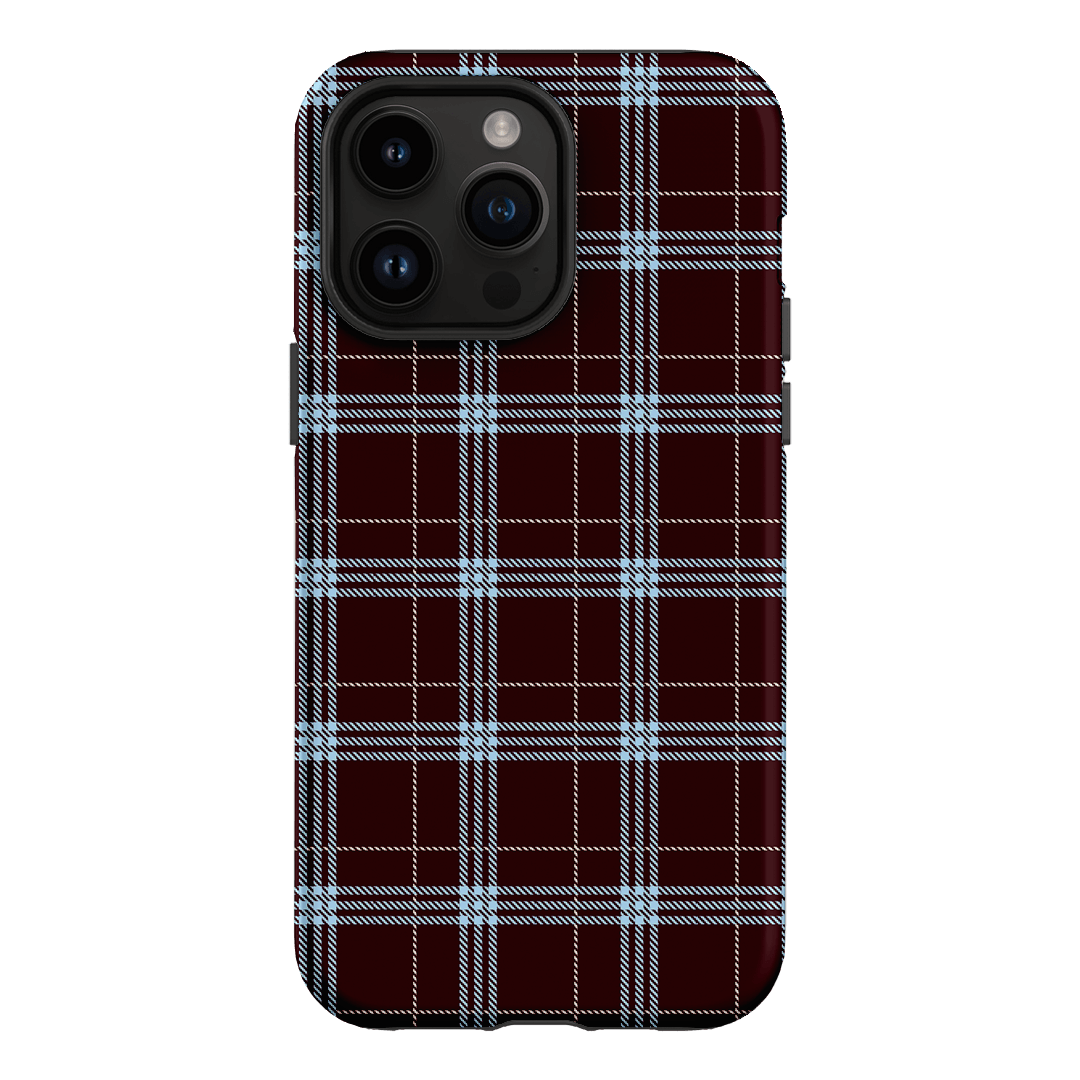 Mocha Plaid Printed Phone Cases iPhone 14 Pro Max / Armoured by The Dairy - The Dairy