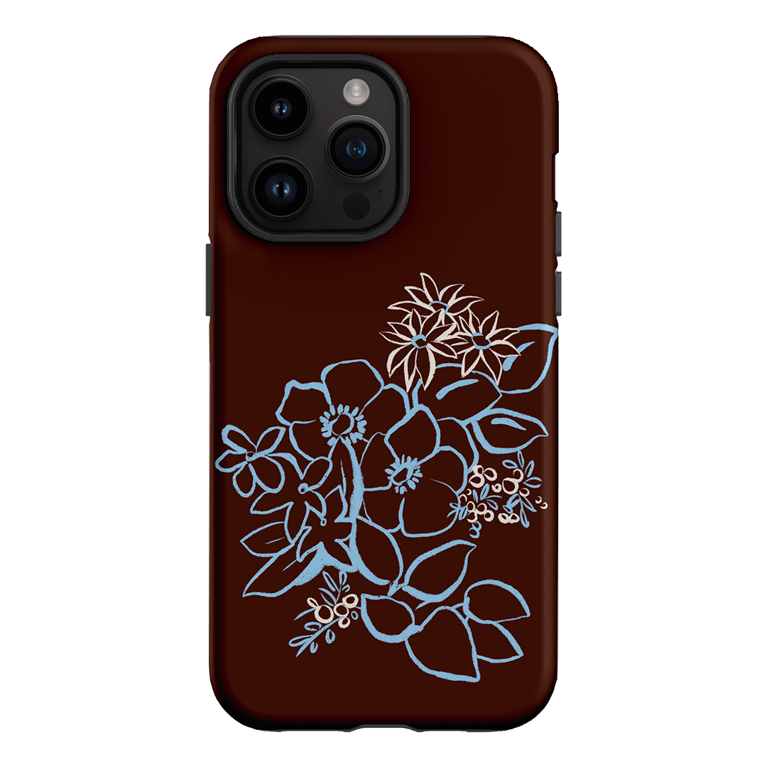 Mocha Posy Printed Phone Cases iPhone 14 Pro Max / Armoured by Typoflora - The Dairy