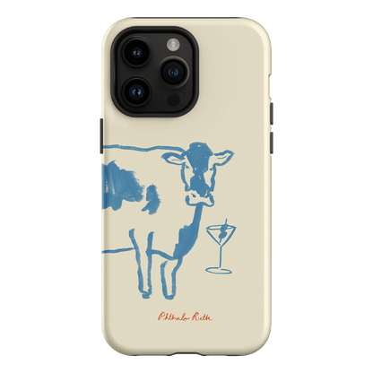 Mootini Blue Printed Phone Cases iPhone 14 Pro Max / Armoured by Phthalo Ruth - The Dairy