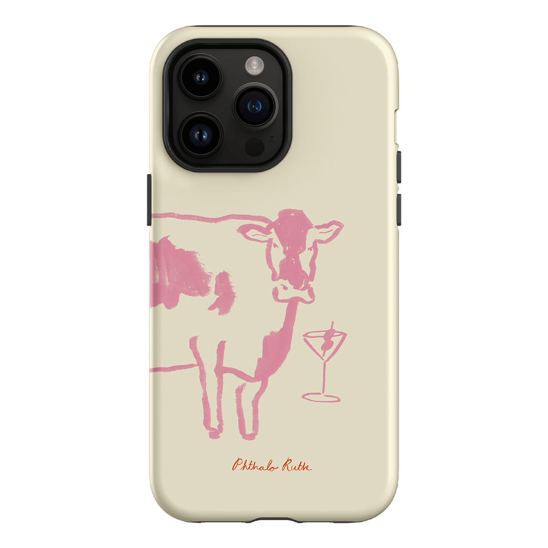 Mootini Pink Printed Phone Cases iPhone 14 Pro Max / Armoured by Phthalo Ruth - The Dairy