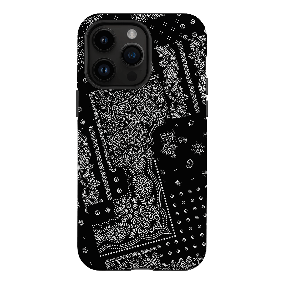 Paisley Noir Printed Phone Cases iPhone 14 Pro Max / Armoured by The Dairy - The Dairy
