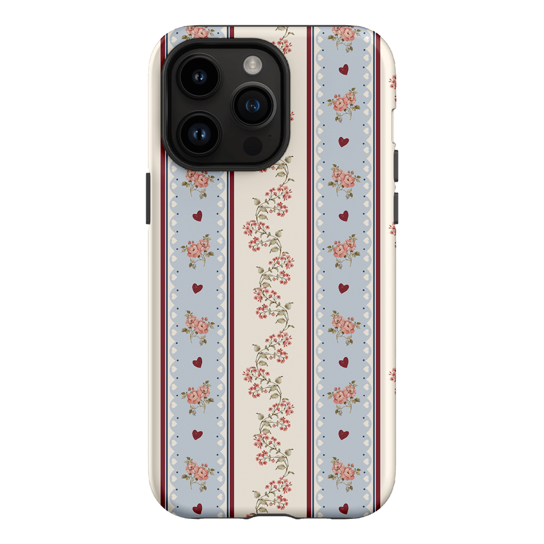 Pastel Stripe Printed Phone Cases iPhone 14 Pro Max / Armoured by Kasiags Art - The Dairy