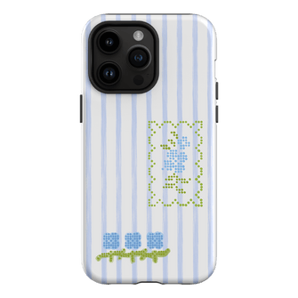Patchwork Blue Printed Phone Cases iPhone 14 Pro Max / Armoured by Kayla Carr - The Dairy