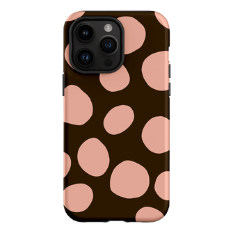 Pebbles Chocolate Pink Printed Phone Cases iPhone 14 Pro Max / Armoured by Veronica Tucker - The Dairy