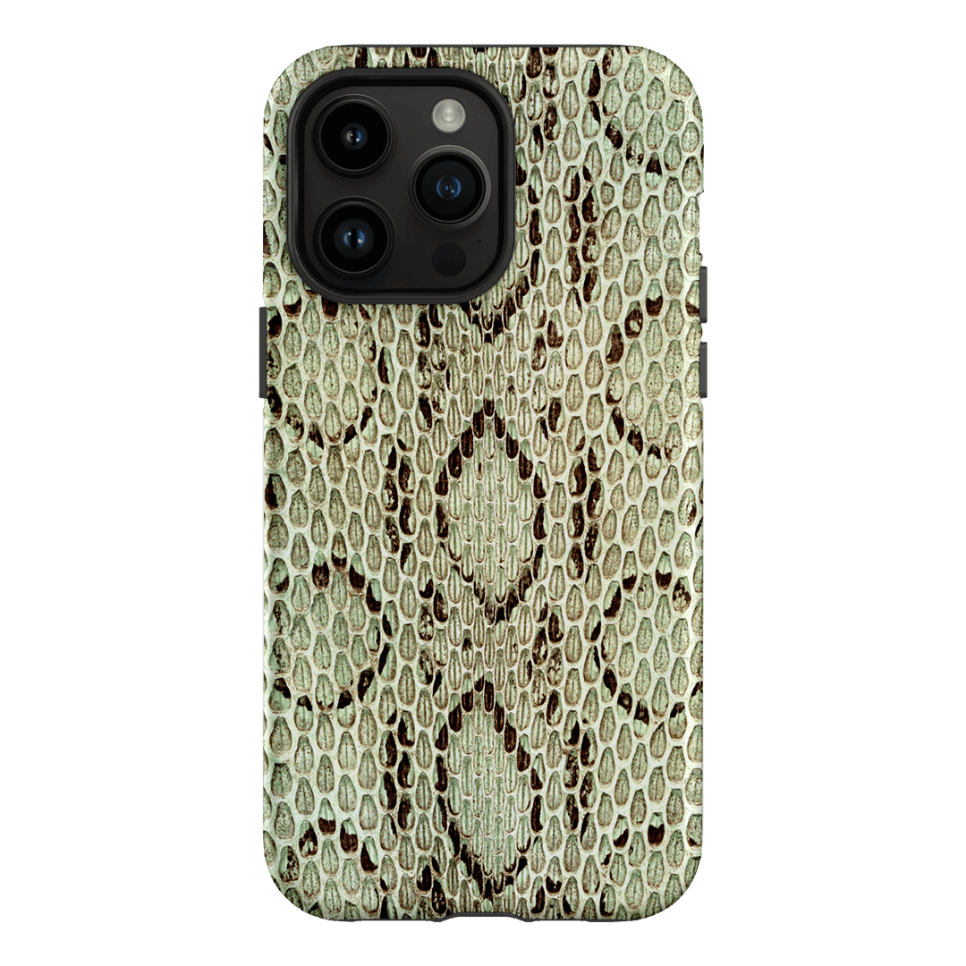 Pistachio Python Printed Phone Cases iPhone 14 Pro Max / Armoured by The Dairy - The Dairy