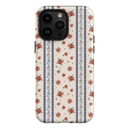 Rose Stripe Printed Phone Cases iPhone 14 Pro Max / Armoured by Kasiags Art - The Dairy