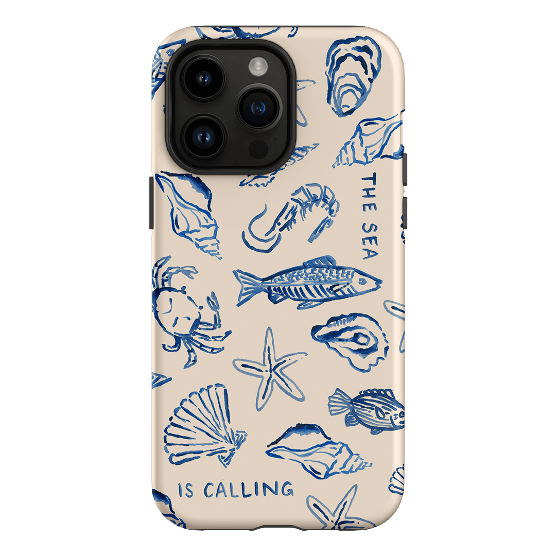 Sea Call Printed Phone Cases iPhone 14 Pro Max / Armoured by Cass Deller - The Dairy