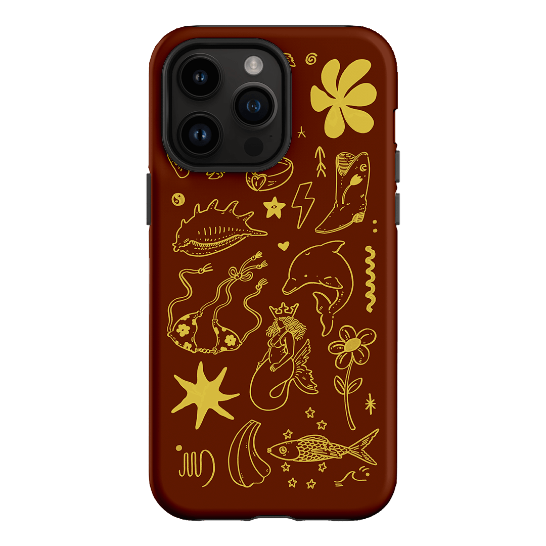 Spiced Cowboy Chocolate Printed Phone Cases iPhone 14 Pro Max / Armoured by Easty Beasty - The Dairy