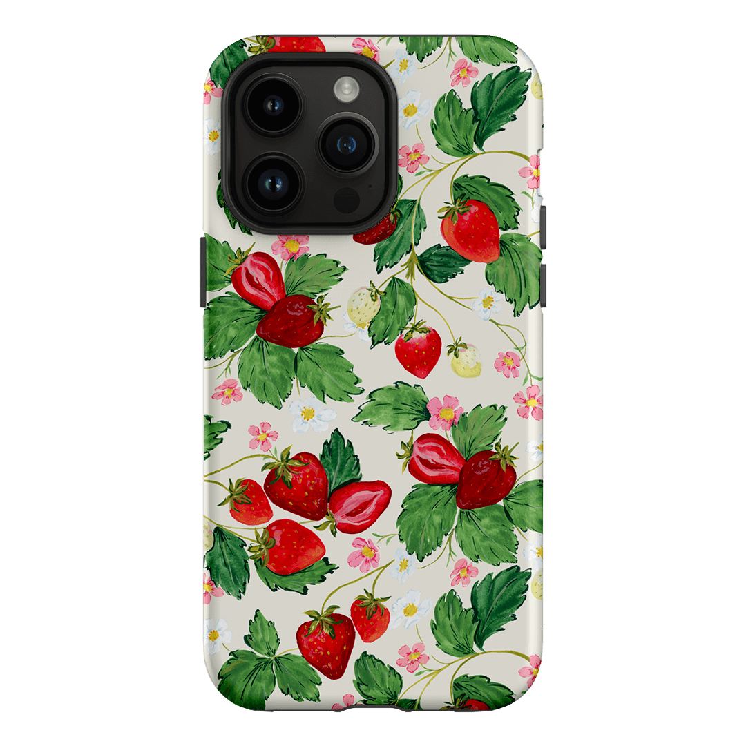 Strawberry Patch Printed Phone Cases iPhone 14 Pro Max / Armoured by Ellie Mae - The Dairy