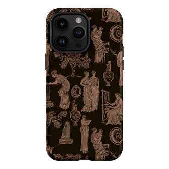 Symposium Burnt Umber Printed Phone Cases iPhone 14 Pro Max / Armoured by Veronica Tucker - The Dairy