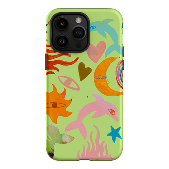 Tattoos Green Printed Phone Cases iPhone 14 Pro Max / Armoured by Kate Eliza - The Dairy