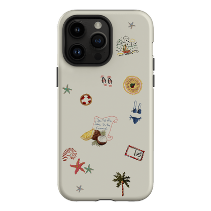 Vacay All Day Cream Printed Phone Cases by Antipodean - The Dairy