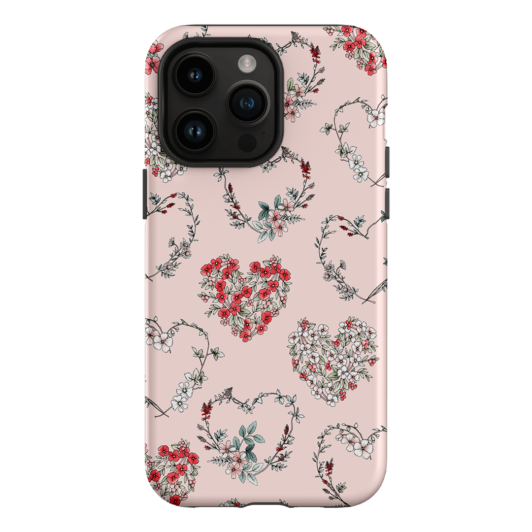 Wild Heart Wreath Printed Phone Cases iPhone 14 Pro Max / Armoured by Typoflora - The Dairy
