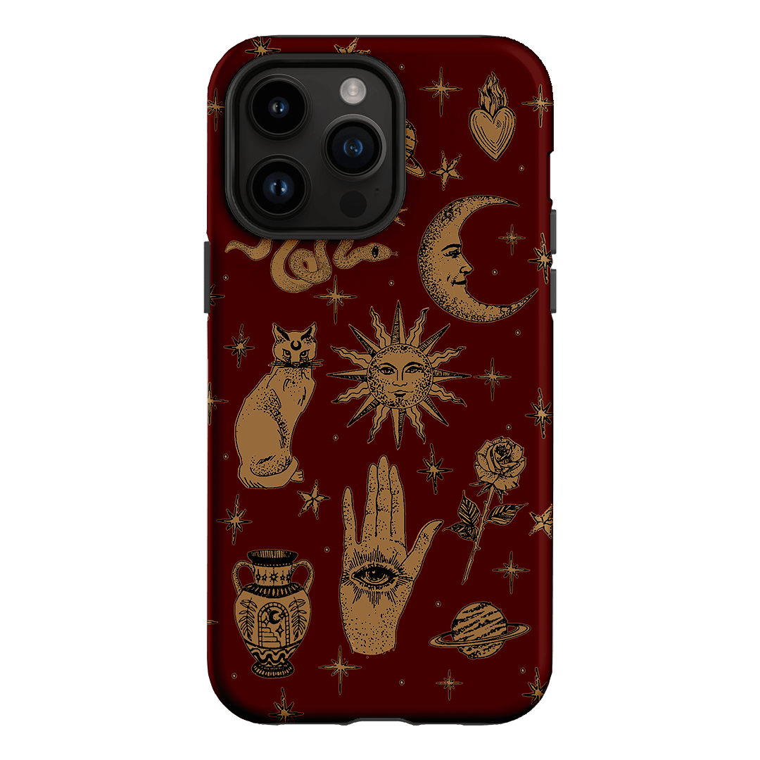 Astro Flash Red Printed Phone Cases iPhone 14 Pro Max / Armoured by Veronica Tucker - The Dairy