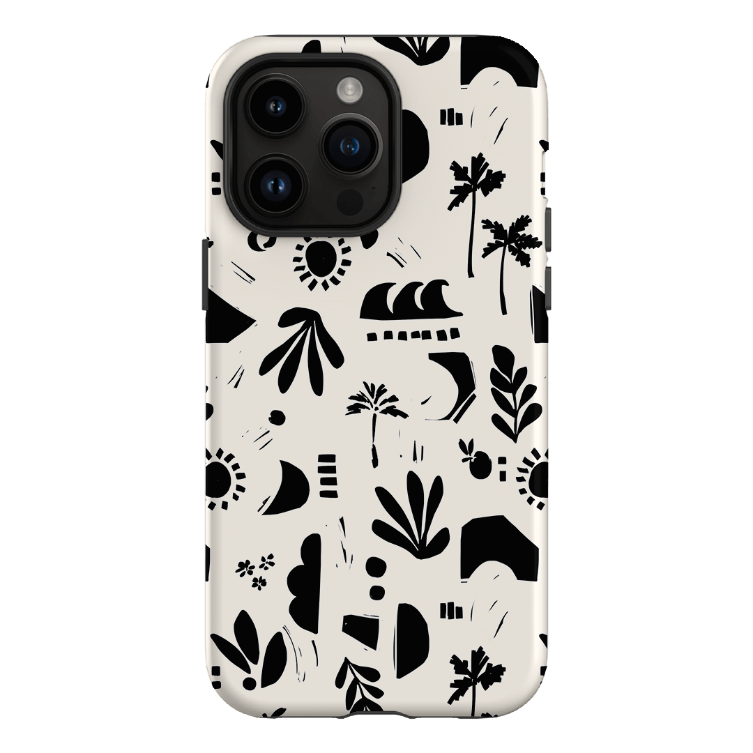 Inky Beach Printed Phone Cases iPhone 14 Pro Max / Armoured by Charlie Taylor - The Dairy