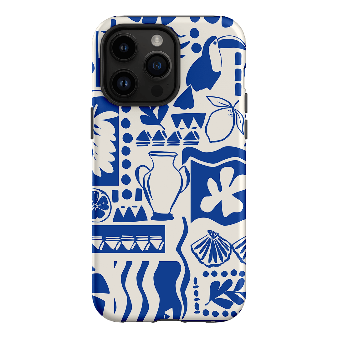Toucan Blue Printed Phone Cases iPhone 14 Pro Max / Armoured by Charlie Taylor - The Dairy