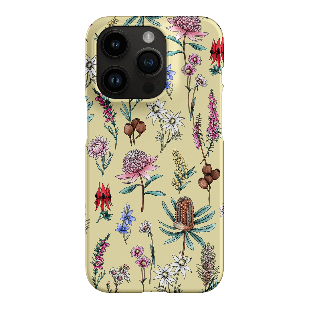 Banksia Butter Printed Phone Cases iPhone 14 Pro / Snap by Typoflora - The Dairy