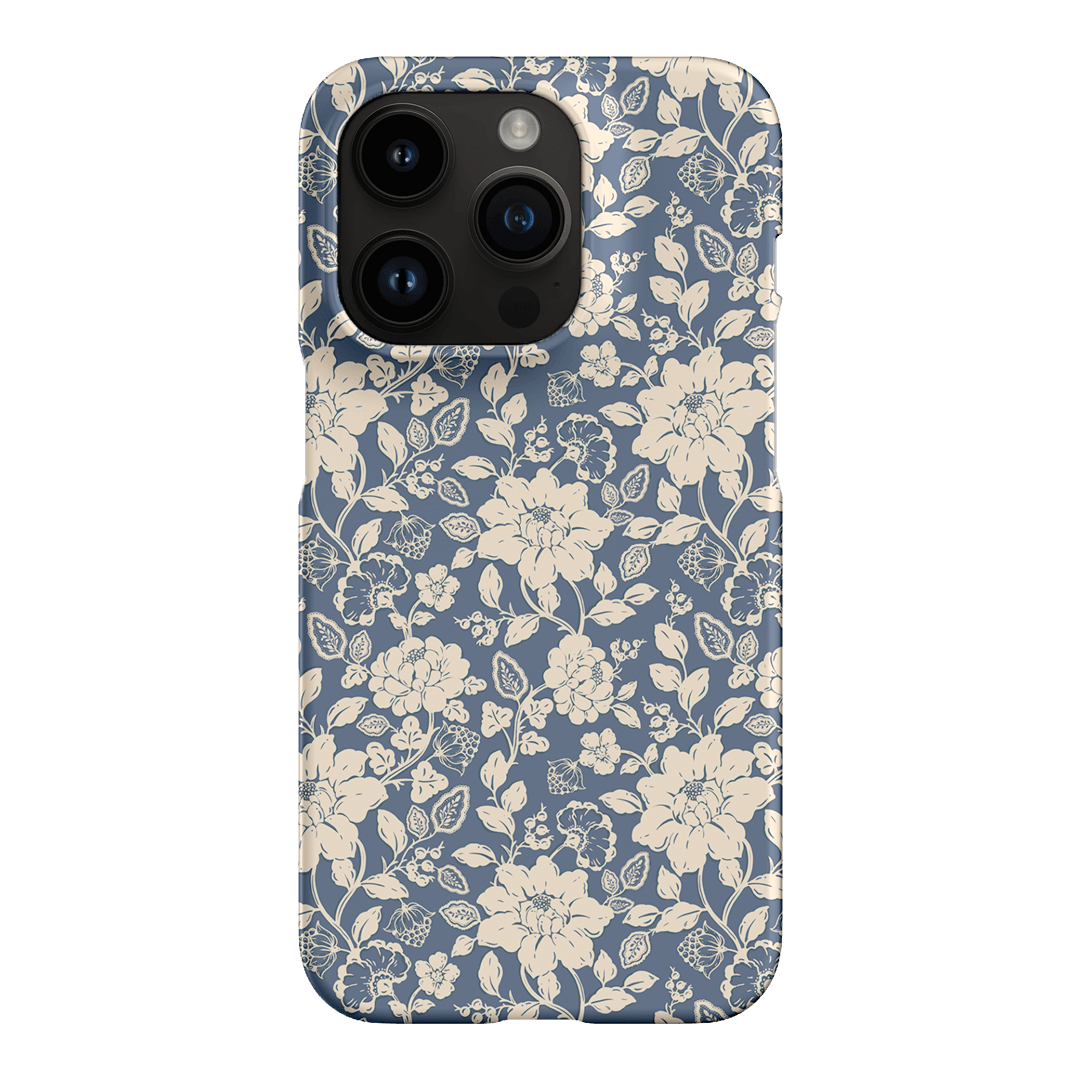 Blue Garden Printed Phone Cases iPhone 14 Pro / Snap by Kasiags Art - The Dairy