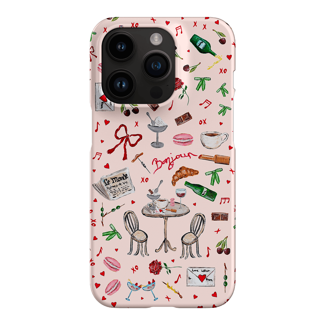 Bonjour Printed Phone Cases iPhone 14 Pro / Snap by BG. Studio - The Dairy