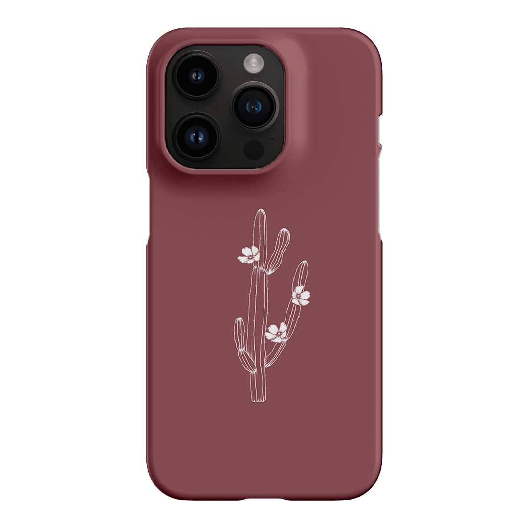 Cactus Flower Printed Phone Cases iPhone 14 Pro / Snap by Typoflora - The Dairy