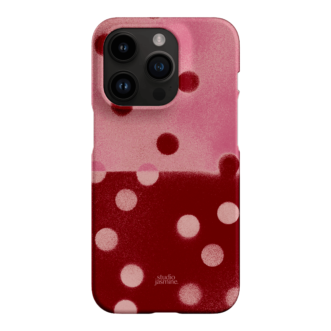 Cherry Polka Dot Printed Phone Cases iPhone 14 Pro / Snap by Jasmine Dowling - The Dairy