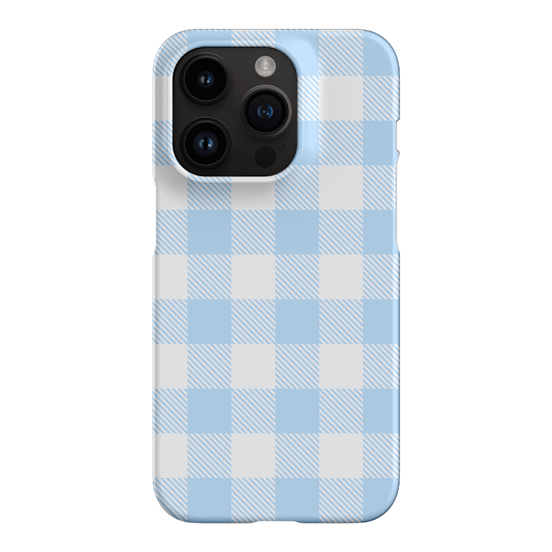 Cloud Plaid Printed Phone Cases iPhone 14 Pro / Snap by The Dairy - The Dairy