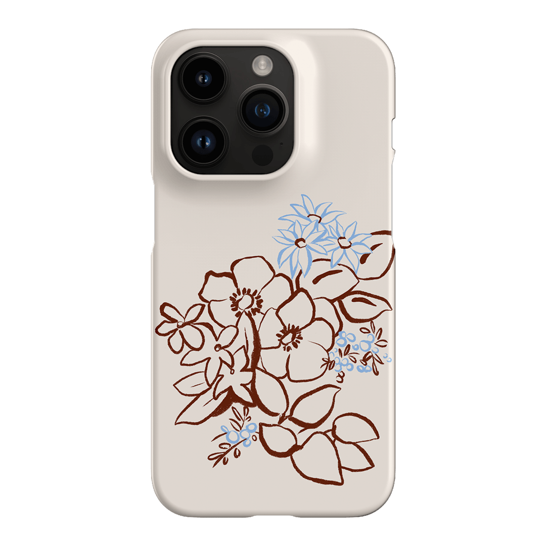 Cream Posy Printed Phone Cases iPhone 14 Pro / Snap by Typoflora - The Dairy