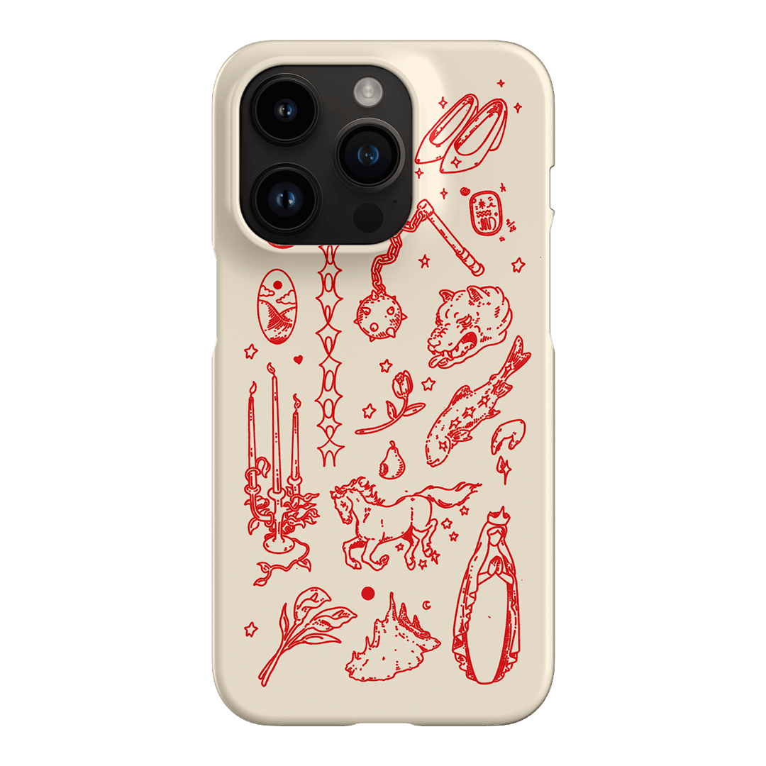 Dreamcore Cream Printed Phone Cases iPhone 14 Pro / Snap by Easty Beasty - The Dairy