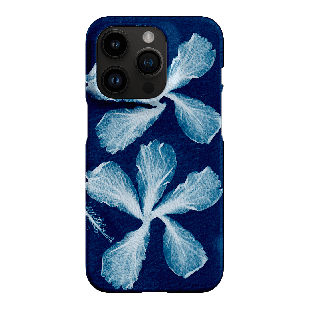 Hibiscus Cyanotype Printed Phone Cases iPhone 14 Pro / Snap by Sally Hungerford - The Dairy