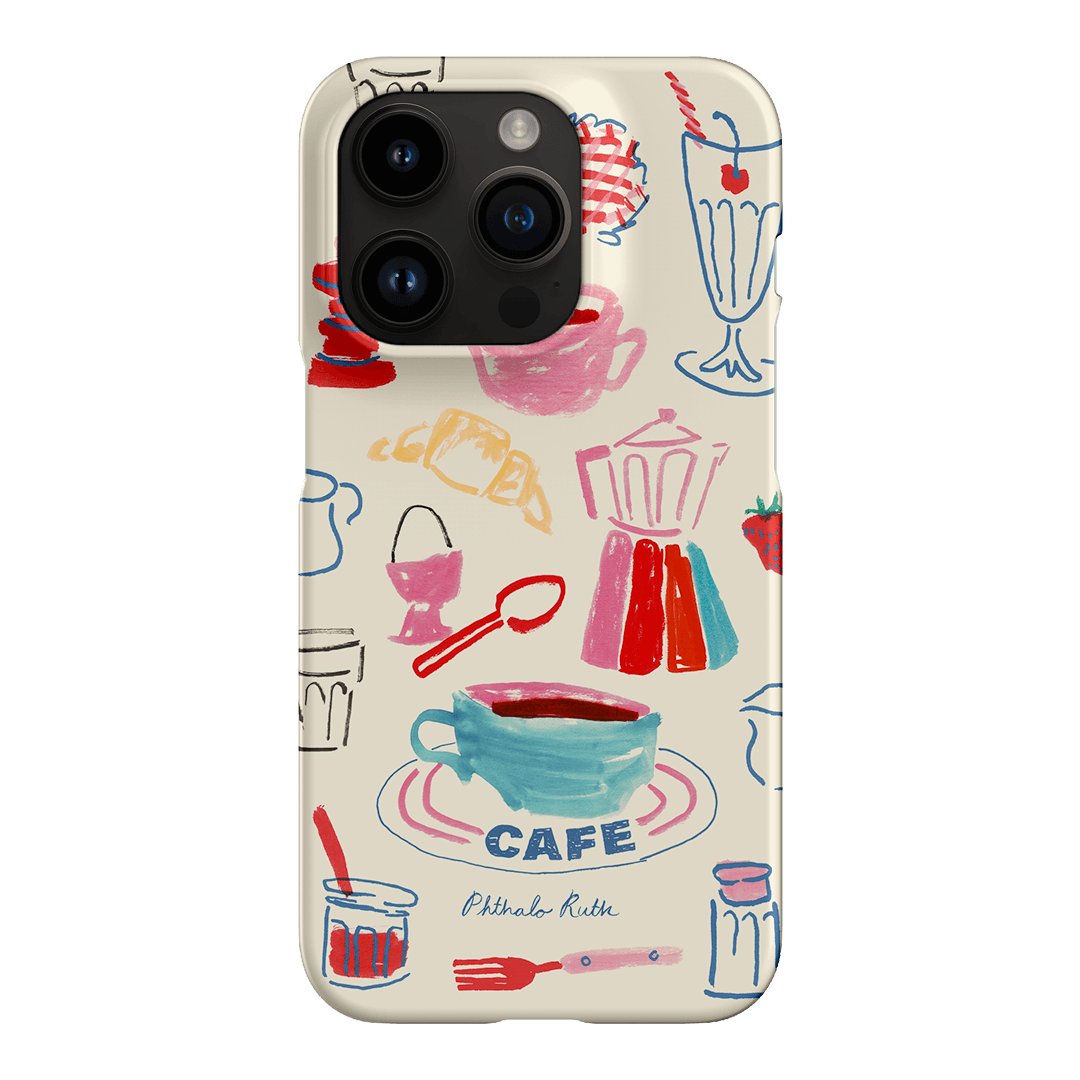 Home Cafe Printed Phone Cases iPhone 14 Pro / Snap by Phthalo Ruth - The Dairy