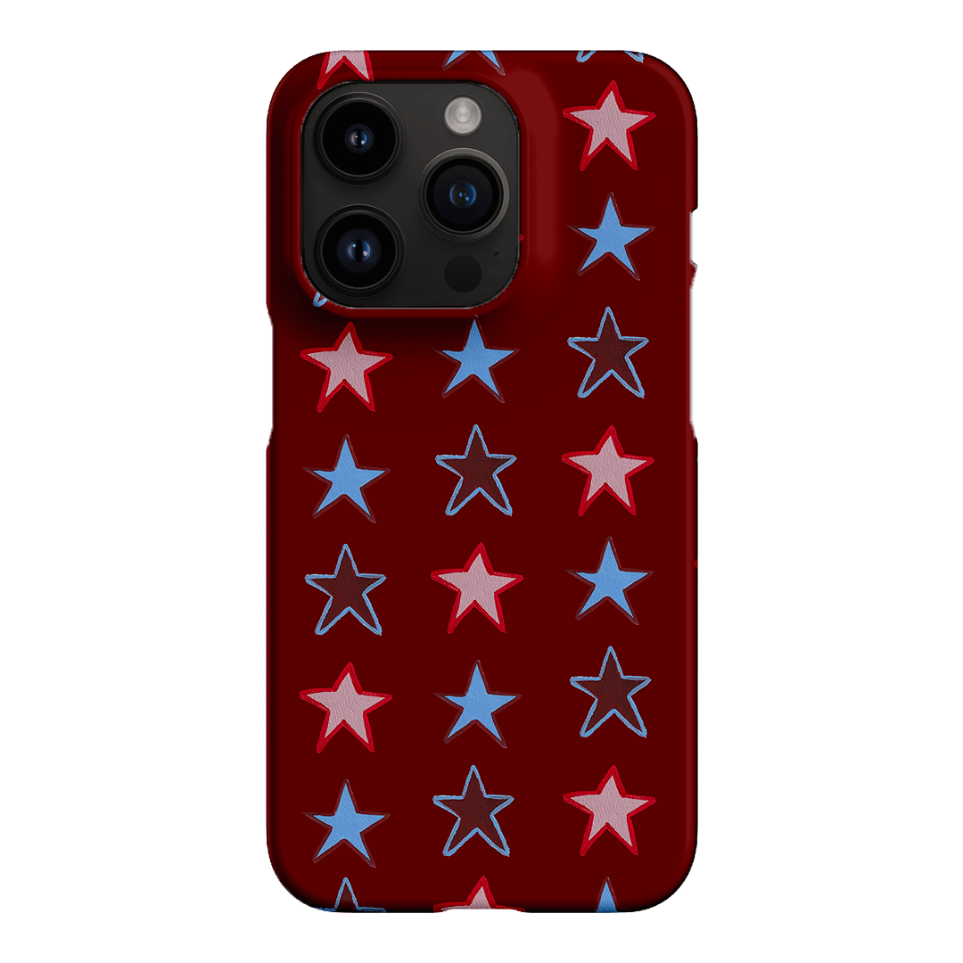 Lucky Stars Rouge Printed Phone Cases iPhone 14 Pro / Snap by BG. Studio - The Dairy