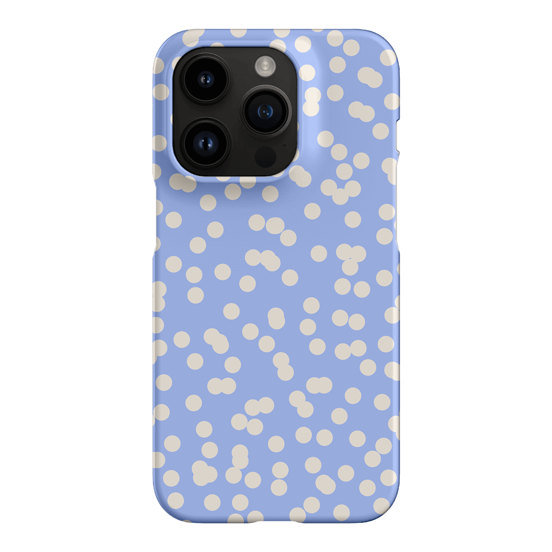 Mini Confetti Periwinkle Salt Printed Phone Cases iPhone 14 Pro / Snap by Veronica Tucker - The Dairy
